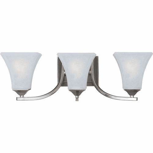 Maxim Aurora 3-LT Bath Vanity Light - Satin Nickel - 20100FTSN