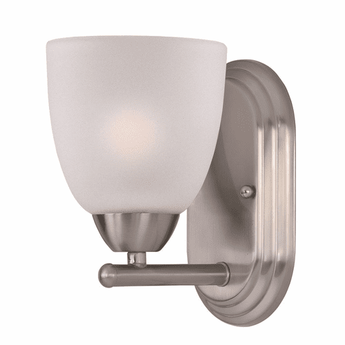 Maxim Axis 1-LT Wall Sconce - Satin Nickel - 11311FTSN