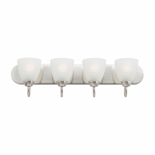 Maxim Axis 4-Light Strip Bath Vanity - Satin Nickel - 11384FTSN