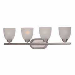 Maxim Axis 4-LT Bath Vanity Light - Satin Nickel - 11314FTSN