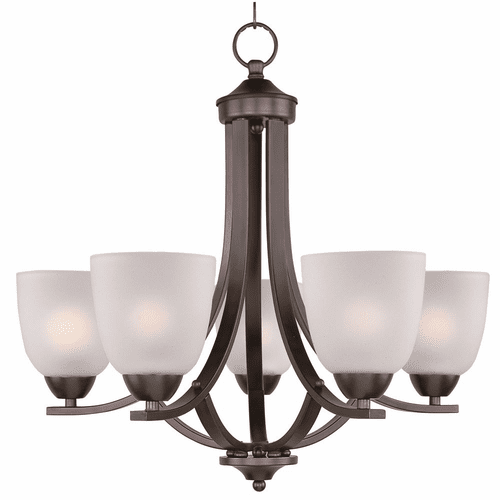 Maxim Axis 5-LT Single-Tier Chandelier - Oil Rubbed Bronze - 11225FTOI