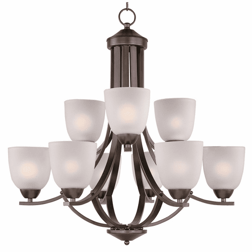 Maxim Axis 9-LT Multi-Tier Chandelier - Oil Rubbed Bronze - 11226FTOI