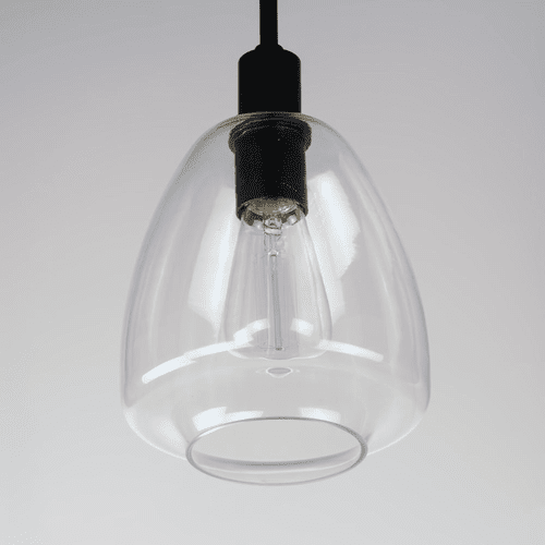 Maxim Babylon 1-Light Pendant - Black - 11112CLBK