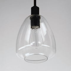 Maxim Babylon 1-Light Pendant - Black - 11112CLBK