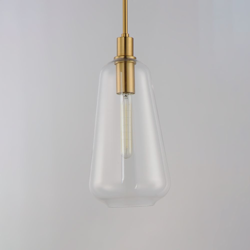 Maxim Babylon 1-Light Pendant - Satin Brass - 11114CLSBR