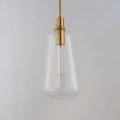 Maxim Babylon 1-Light Pendant - Satin Brass - 11114CLSBR