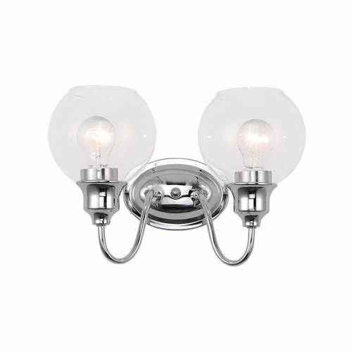 Maxim Ballord 2-LT Bath Vanity Light - Polished Chrome - 1112CLPC