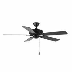 Maxim Basic-Max 52" Ceiling Fan Black/Walnut Blades - 89905BKWP