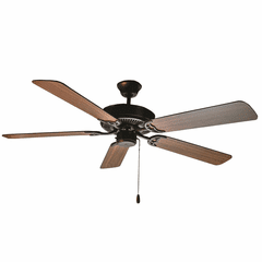 Maxim Basic-Max 52" Ceiling Fan Walnut/Pecan Blades - Oil Rub Bronze - 89905OIWP