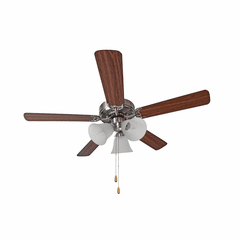 Maxim Basic-Max 52" Ceiling Fan Walnut/Pecan Blades - Satin Nickel - 89905SNWP Maxim Basic-Max 52" Ceiling Fan Walnut/Pecan Blades - Satin Nickel - 89905SNWP