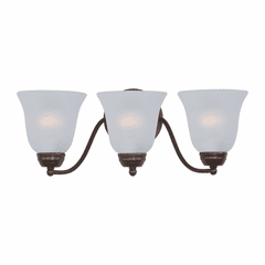 Maxim Basix 3-Light Bath Vanity - Oil Rubbed Bronze - 2122FTOI Maxim Basix 3-Light Bath Vanity - Oil Rubbed Bronze - 2122FTOI