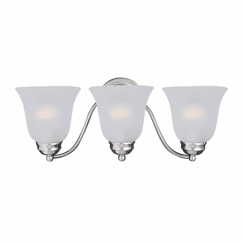 Maxim Basix 3-Light Bath Vanity - Polished Chrome - 2122FTPC