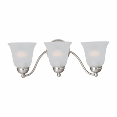 Maxim Basix 3-Light Bath Vanity - Satin Nickel - 2122FTSN Maxim Basix 3-Light Bath Vanity - Satin Nickel - 2122FTSN