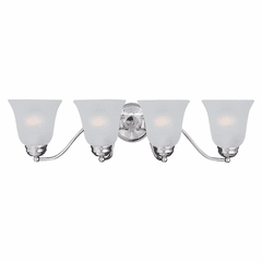 Maxim Basix 4-Light Bath Vanity - Polished Chrome - 2123FTPC Maxim Basix 4-Light Bath Vanity - Polished Chrome - 2123FTPC