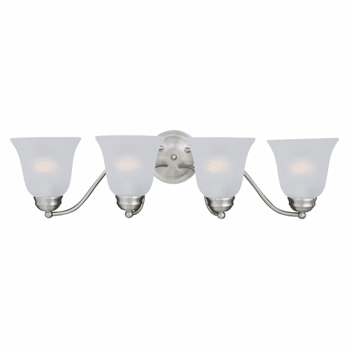 Maxim Basix 4-Light Bath Vanity - Satin Nickel - 2123FTSN