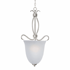 Maxim Basix 4-Light Entry Foyer Pendant - Satin Nickel - 10131FTSN Maxim Basix 4-Light Entry Foyer Pendant - Satin Nickel - 10131FTSN
