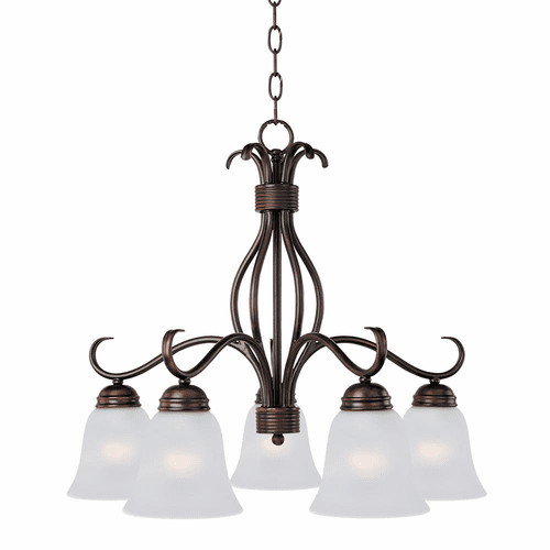 Maxim Basix 5-Light Chandelier - Oil Rubbed Bronze - 10124FTOI