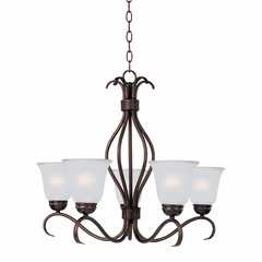 Maxim Basix 5-Light Chandelier - Oil Rubbed Bronze - 10125FTOI