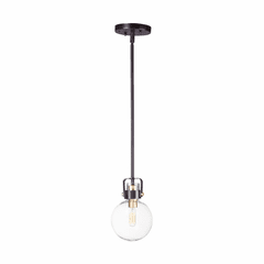 Maxim Bauhaus 1-LT Mini Pendant - Bronze / Satin Brass - 90510CLBZSBR
