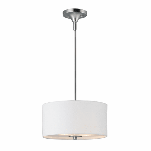 Maxim Bongo 2-LT Pendant/ Semi-Flush Mount - Satin Nickel - 10011WLSN