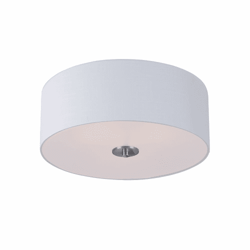 Maxim Bongo 3-LT Flush Mount - Satin Nickel - 10010WLSN