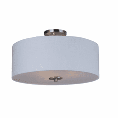 Maxim Bongo 3-LT Pendant/ Semi-Flush Mount - Satin Nickel - 10014WLSN