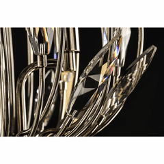 Maxim Bouquet 4-Light Pendant - Polished Nickel / Gold Leaf - 32404BCPNGL Maxim Bouquet 4-Light Pendant - Polished Nickel / Gold Leaf - 32404BCPNGL