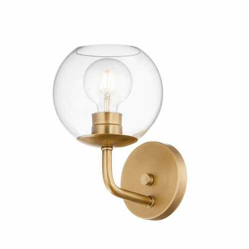 Maxim Branch 1-LT Wall Sconce - Natural Aged Brass - 38411CLNAB