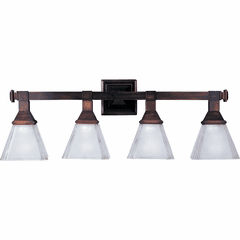 Maxim Brentwood 4-LT Bath Vanity Light - Oil Rubbed Bronze - 11079FTOI