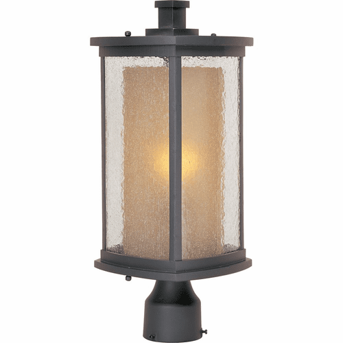 Maxim Bungalow 1-LT Outdoor Pole/Post Lantern - Bronze - 3150CDWSBZ