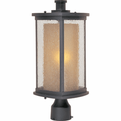 Maxim Bungalow 1-LT Outdoor Pole/Post Lantern - Bronze - 3150CDWSBZ