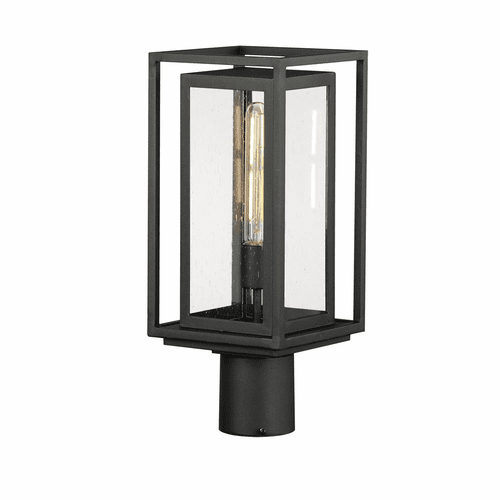 Maxim Cabana 1-Light Outdoor Post Mount - Black - 3030CDBK