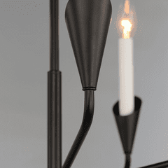 Maxim Calyx 5-Light Chandelier - Black - 24345BK