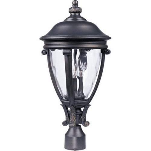 Maxim Camden VX 3-LT Outdoor Pole/Post Lantern - Golden Bronze - 41421WGGO