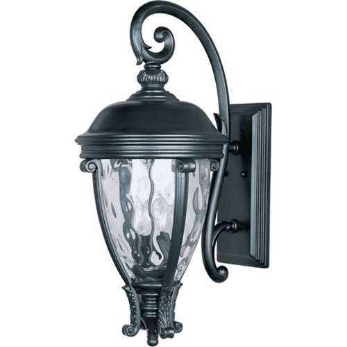 Maxim Camden VX 3-LT Outdoor Wall Lantern - Black - 41426WGBK