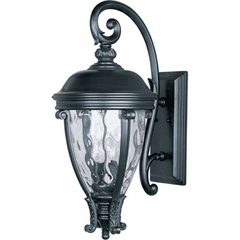 Maxim Camden VX 3-LT Outdoor Wall Lantern - Black - 41426WGBK