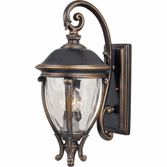 Maxim Camden VX 3-LT Outdoor Wall Lantern - Golden Bronze - 41425WGGO