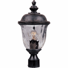 Maxim Carriage House DC 1LT Outdoor Pole/Post Lantern - Oriental Bronze - 3426WGOB