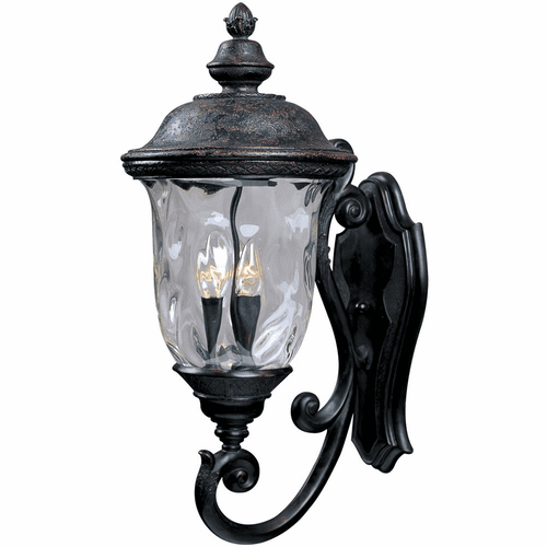 Maxim Carriage House DC 3-LT Outdoor Wall Lantern - Oriental Bronze - 3424WGOB