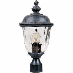 Maxim Carriage House VX 1-LT Outdoor Pole/Post Lan - Oriental Bronze - 40426WGOB