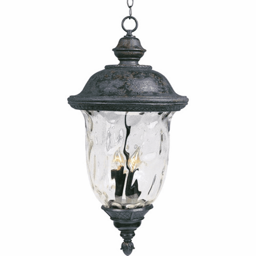 Maxim Carriage House VX 3-LT Outdoor Hanging Lan - Oriental Bronze - 40427WGOB