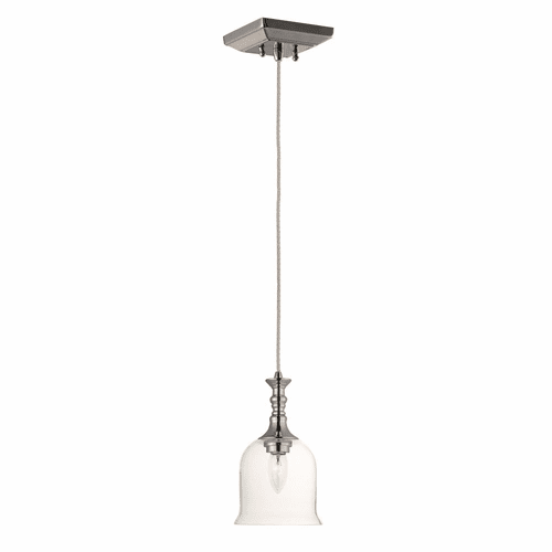 Maxim Centennial 1-LT Pendant - Polished Nickel - 20471CLPN