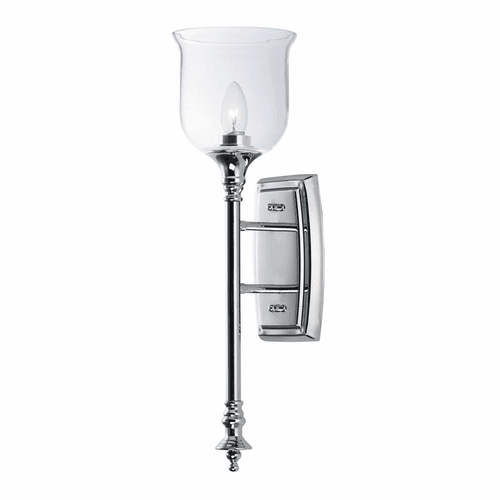 Maxim Centennial 1-LT Wall Sconce - Polished Nickel - 20479CLPN