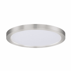 Maxim Chip 9" 18W RD LED Flush Mount - Satin Nickel - 57694WTSN Maxim Chip 9" 18W RD LED Flush Mount - Satin Nickel - 57694WTSN