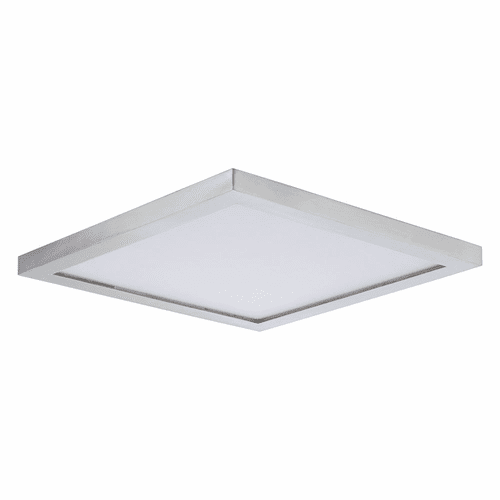 Maxim Chip 9" 18W SQ LED Flush Mount - Satin Nickel - 57699WTSN
