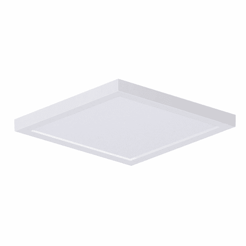 Maxim Chip 9" 18W SQ LED Flush Mount - White - 57699WTWT