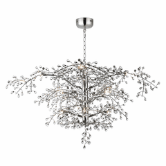 Maxim Cluster 12-LT LED Chandelier - Polished Nickel - 38506CLPN