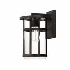Maxim Clyde Vivex Medium Outdoor Wall Sconce - Black - 40623CLBK