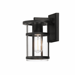 Maxim Clyde Vivex Outdoor Wall Sconce - Black - 40622CLBK