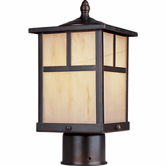 Maxim Coldwater 1-LT Outdoor Pole/Post Lantern - Burnished - 4055HOBU